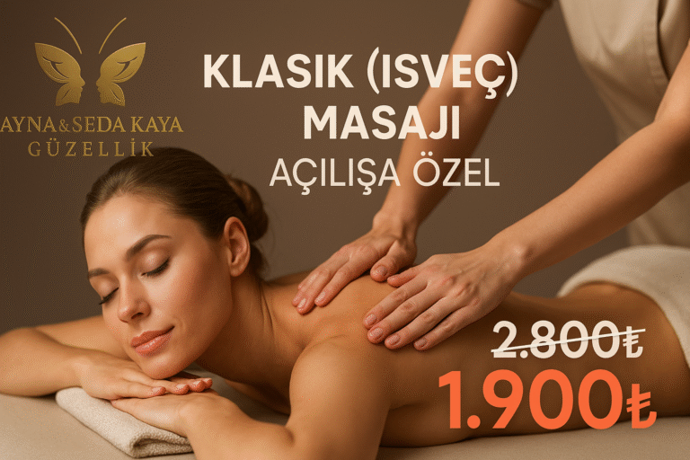169 Klasik (İsveç) Masaj