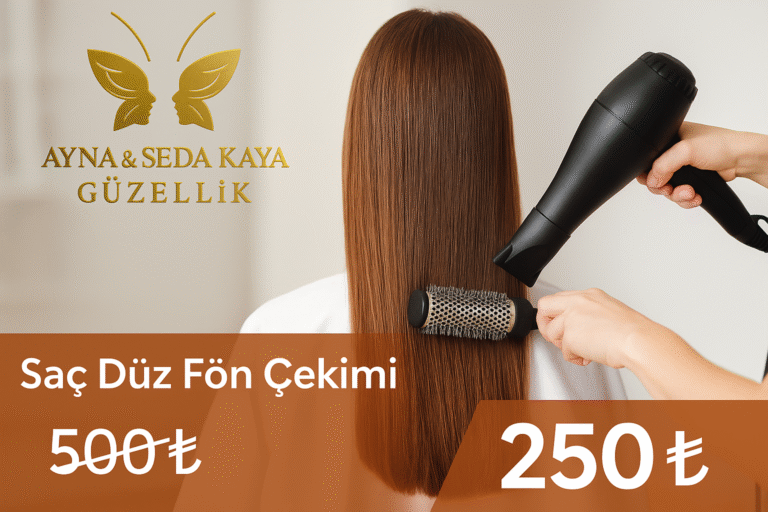 169 Saç Düz Fön Çekimi