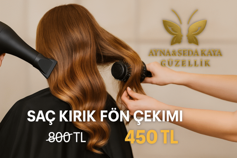 169 Saç Kırık Fön Çekimi