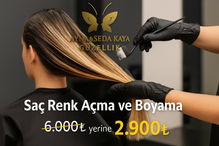 169 Saç Renk Açma ve Boyama