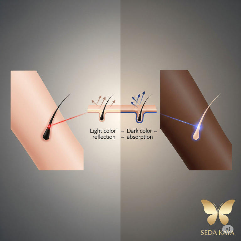 Lazer Epilasyonda Ten ve Kıl Rengi Neden Önemlidir