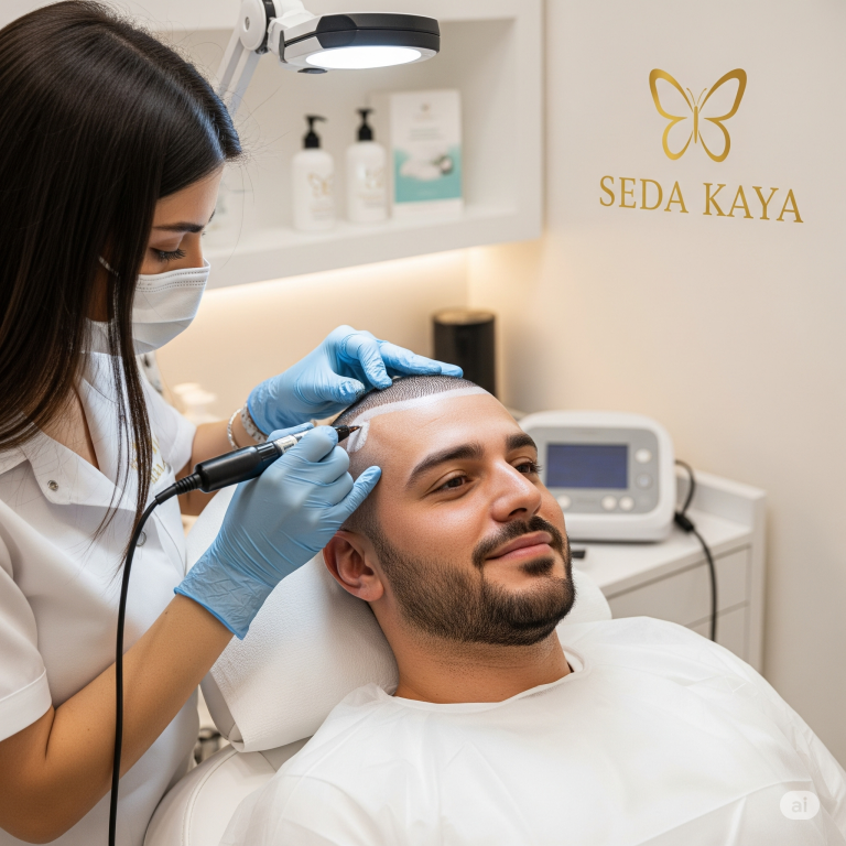 kalıcı saç simulasyonu