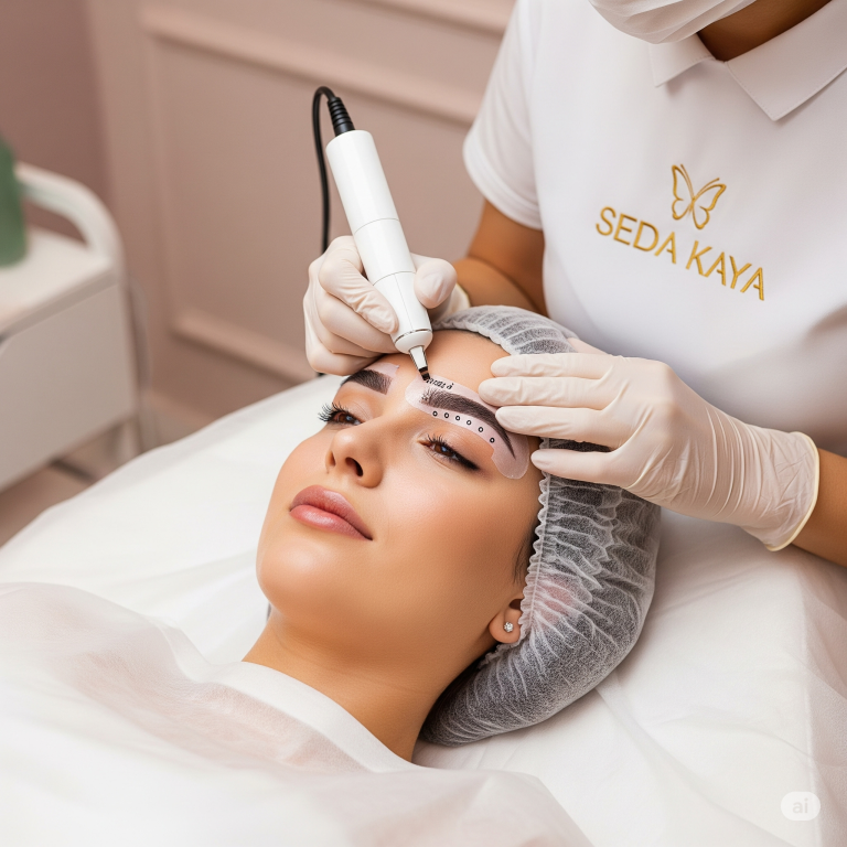 pudralama tekniği kaş kontur