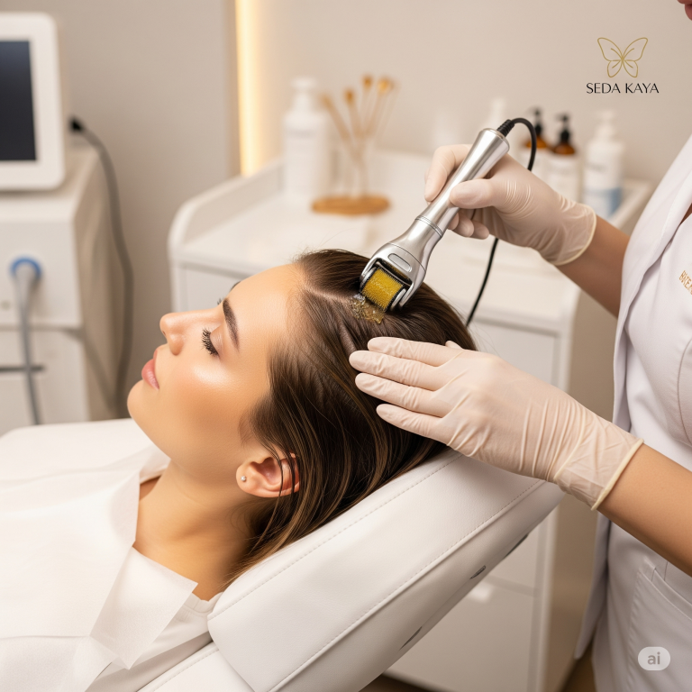 saç vitamini uygulaması